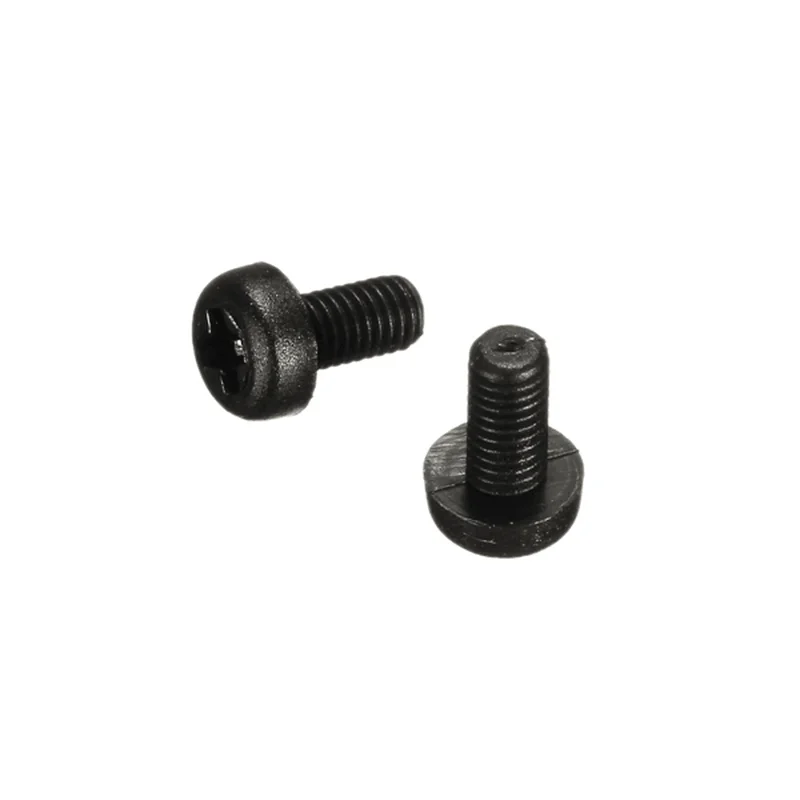 Suleve‚Ñ¢ M2NR1 50Pcs M2 Black Nylon round Phillips Screw Bolts 4/8/10/12MmCrewneckchic