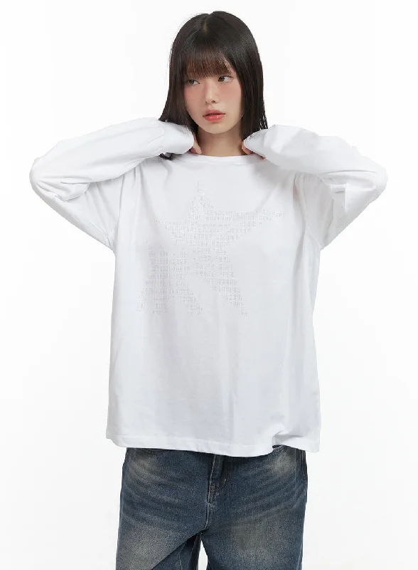 Basic Loose Fit Long Sleeve Tee CO410