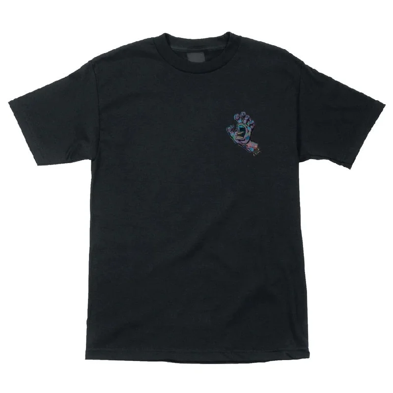 Santa Cruz Growth Hand Short Sleeve Mens T-Shirt - BlackRunning Short Sleeve Tops