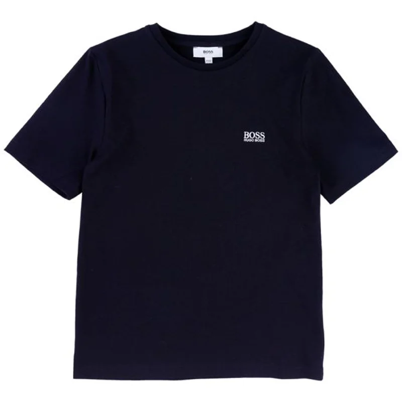 Hugo Boss Boy Tee Short Sleeves NavyQuick-Dry Short Sleeve Tops