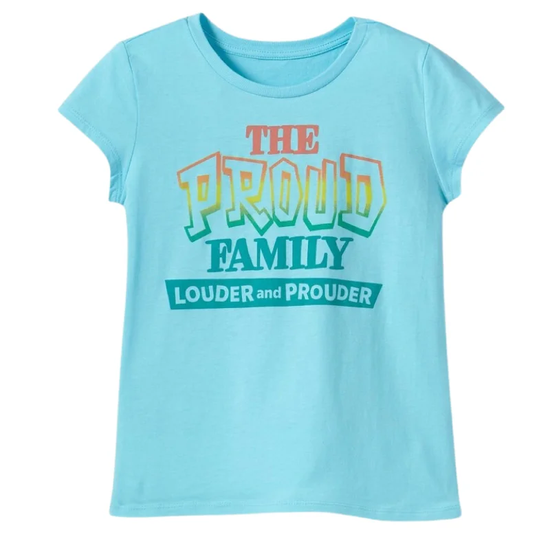 DISNEY - KIDS - Proud Faily Short Sleeve Graphic T-ShirtWork Short Sleeve Tops