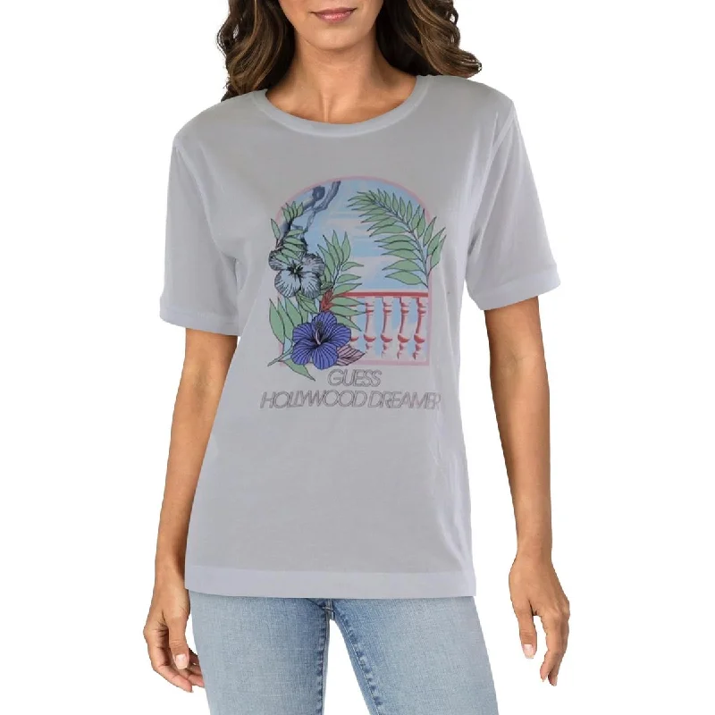 Womens Short Sleeve Graphic T-ShirtRelaxed Fit Short Sleeve Tops