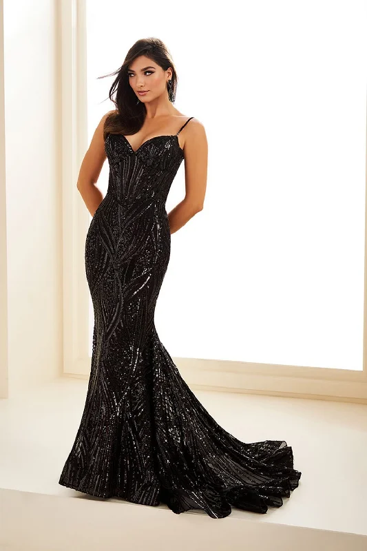 TightjacketEllie Wilde EW36102 Sequin Gown Long Mermaid Formal Evening Dress