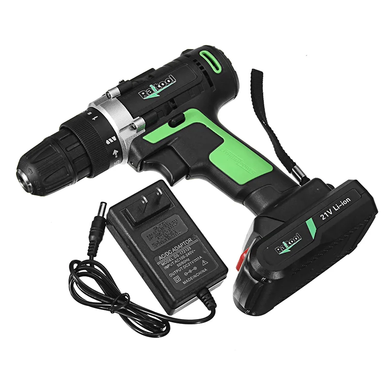 Raitool‚Ñ¢ 21V 15+1 Torque Cordless Electric Screwdrivers Driver Power Lithium Rechargeable ScrewdriverCrewneckheritage