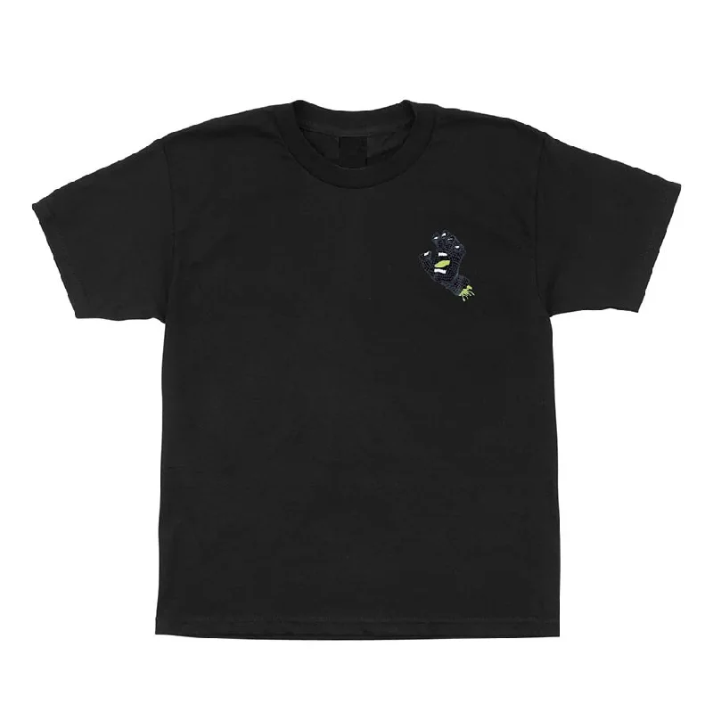 Santa Cruz Framework Hand Short Sleeve Youth T-Shirt - BlackFormal Short Sleeve Tops