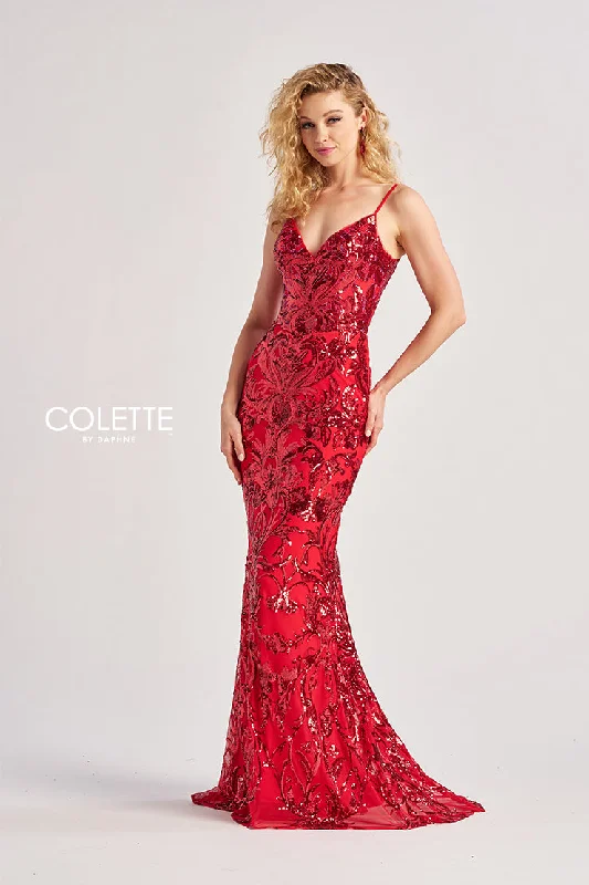 TightsuitColette by Daphne 8685 Long Mermaid Formal Sequin Pprom Dress