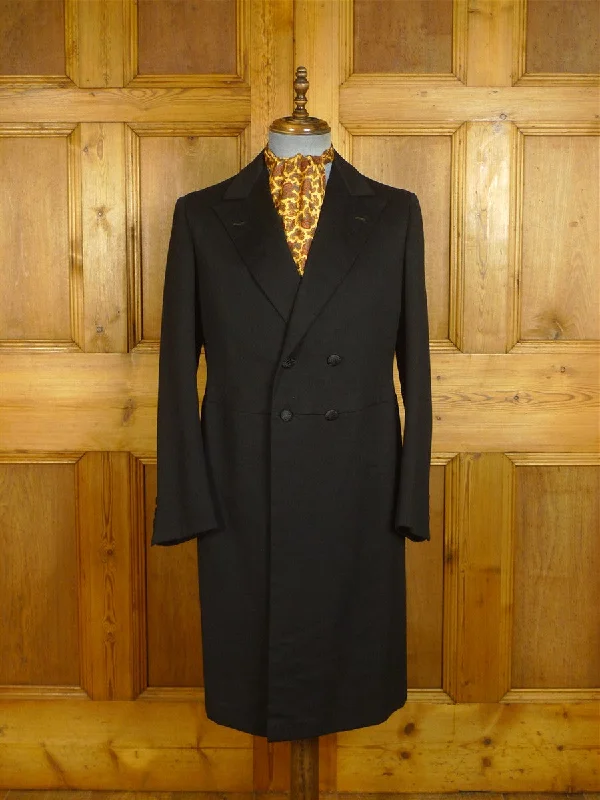 Casual Jackets24/0999 vintage antique genuine 1900s black d/b frock coat 39 long