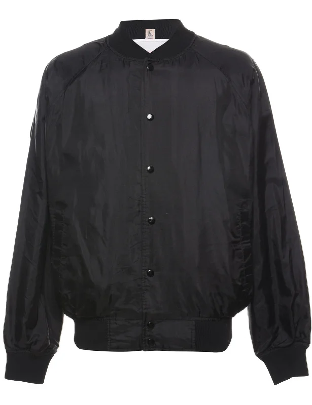 Camping JacketsBlack Bomber Jacket - L