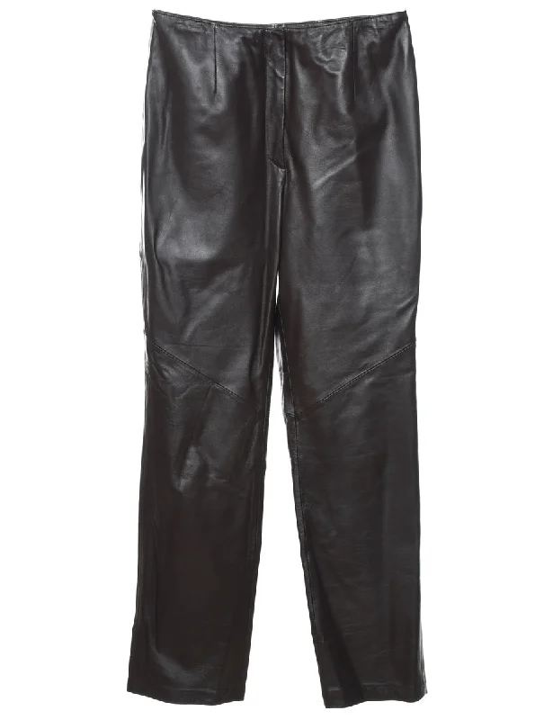 Windproof JacketsBlack Leather Trousers - W30 L33