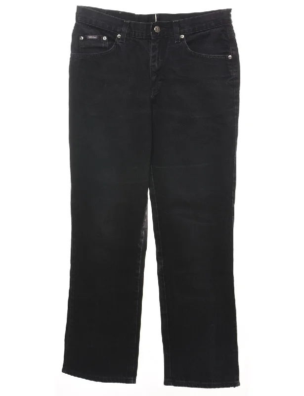 Designer JacketsBlack Straight-Fit Lee Jeans - W30 L28