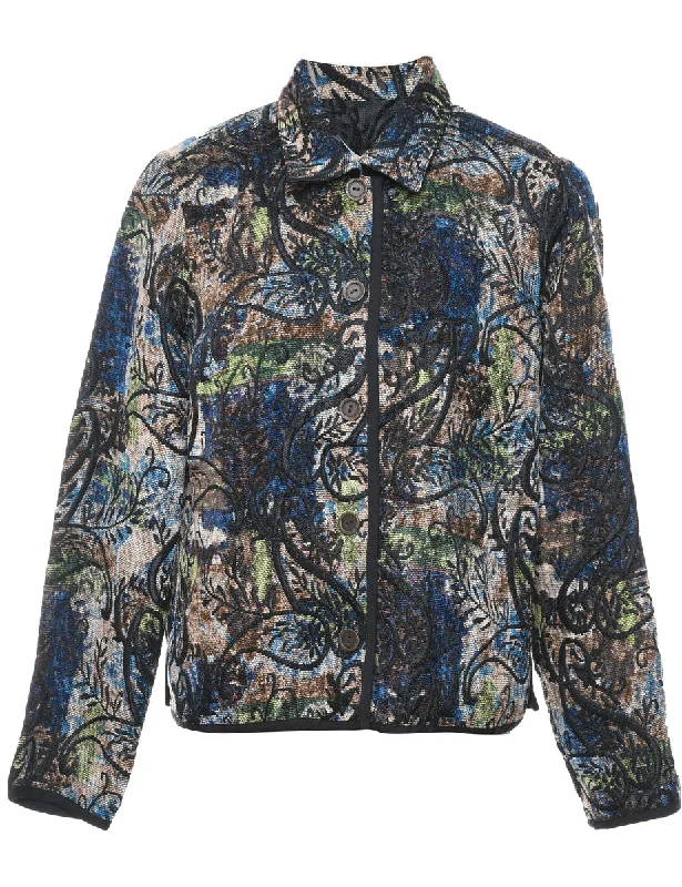 Sequined JacketsPaisley Pattern Tapestry Jacket - M