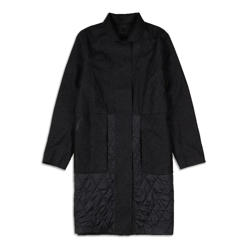 Windproof JacketsRoam Far Wool Coat - Resale