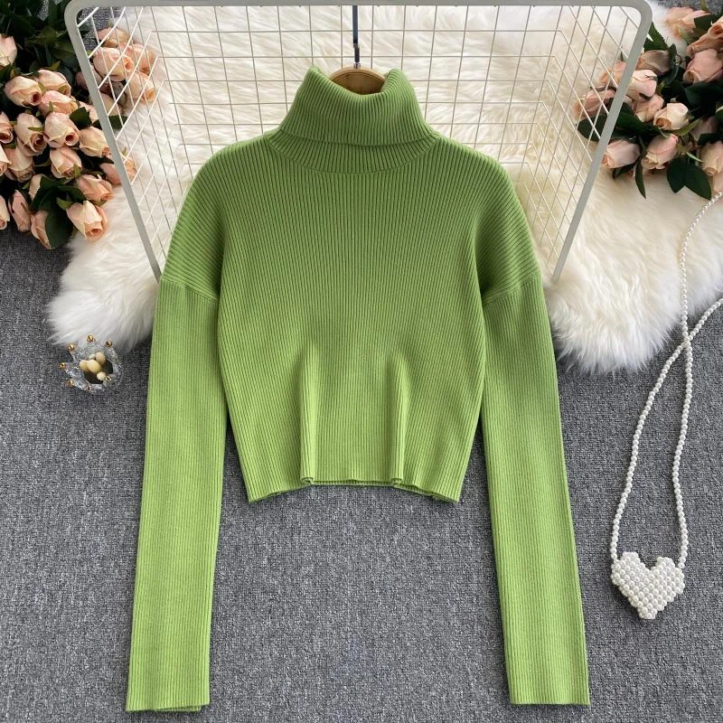 Asymmetrical Knit TopsPullover knit top sweater  1613