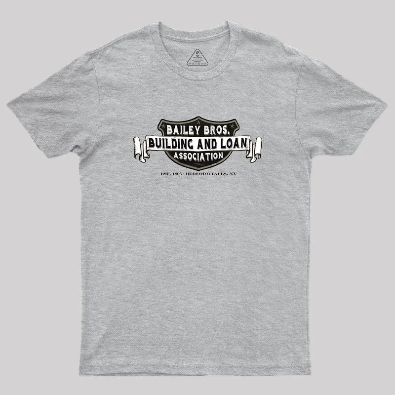 Bailey Bros. Building & Loan Geek T-ShirtEmbroidered Tee