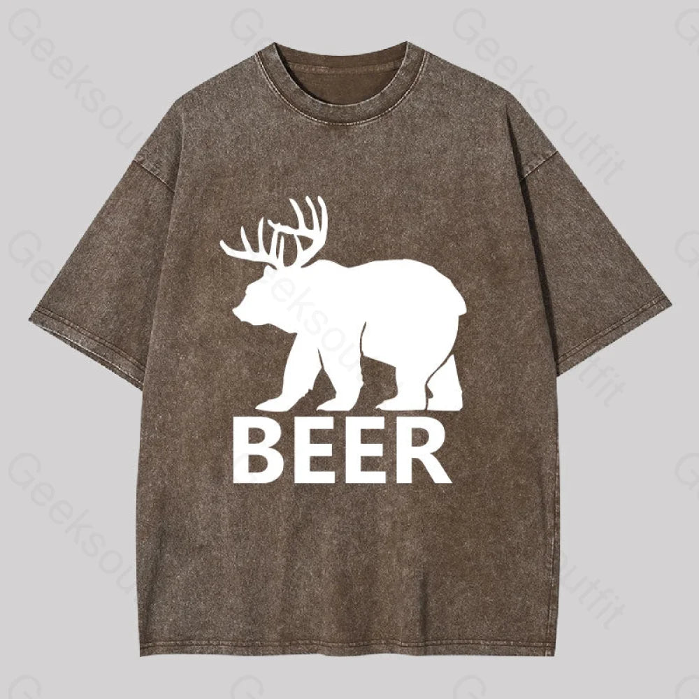 Bear Washed T-shirtThermal Tee