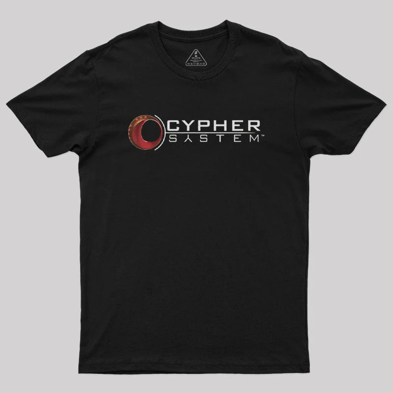 Cypher System Logo Geek T-ShirtCustom Tee