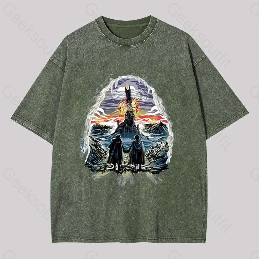 Project One Ring Washed T-shirtWindproof Tee