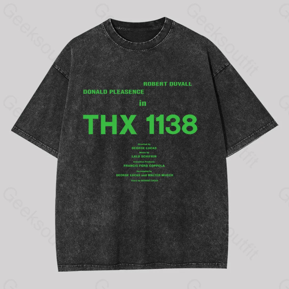 Robert Duvall Donald Pleasence in THX 1138 Washed T-shirtTravel Tee