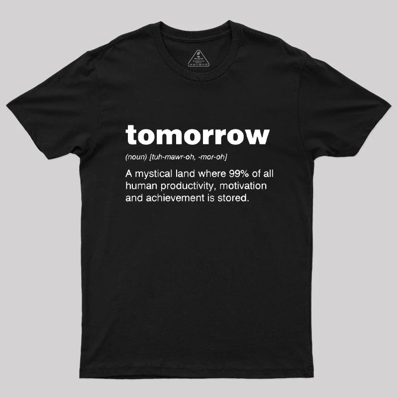 Tomorrow T-ShirtLongline Tee