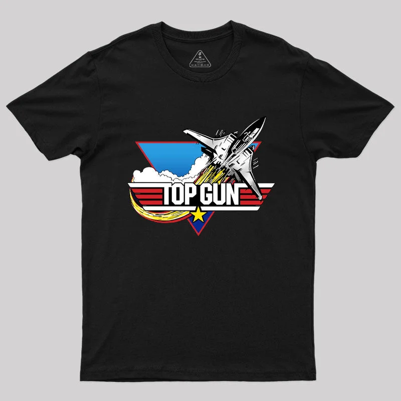 Top Gun Classic Vintage Jet Stars T-ShirtCrop Top Tee