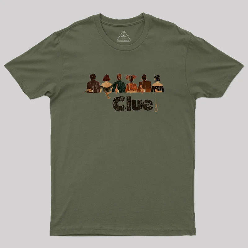 Vintage Style Clue Geek T-ShirtGlitter Tee