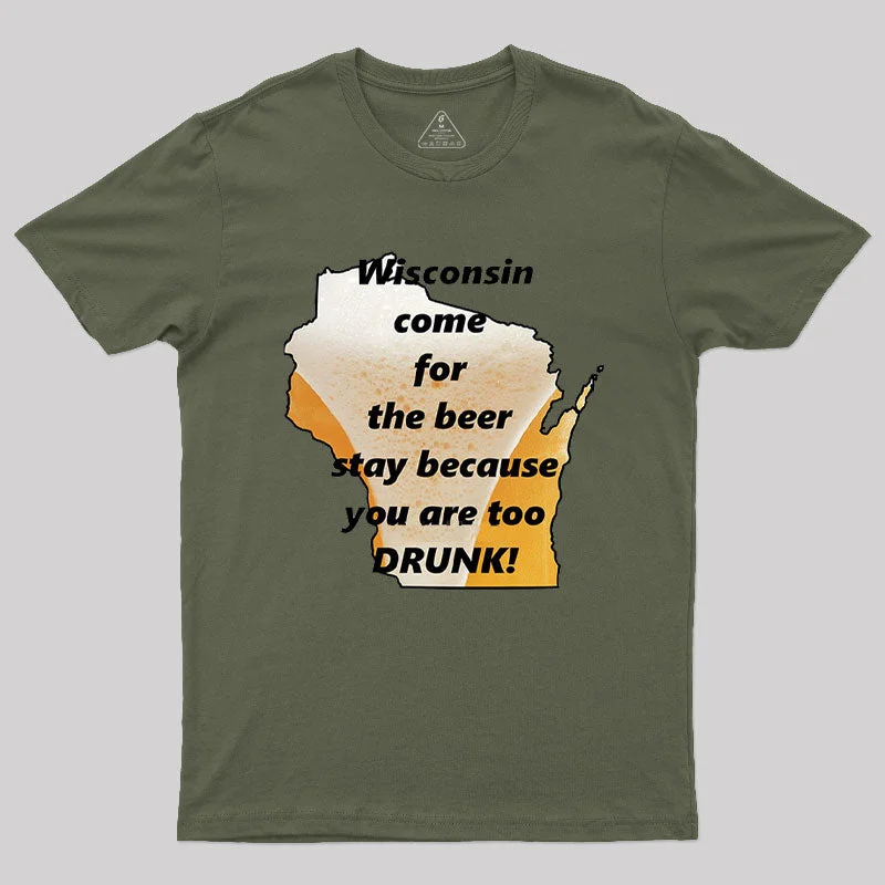 Wisconsin and Beer T-ShirtLightweight Tee