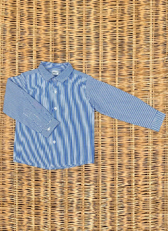 Dress ShirtsBoy's Striped Long Sleeve Shirt