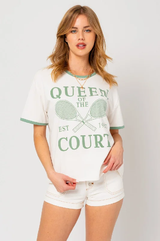 Striped ShirtsQueen of the Court Shirt