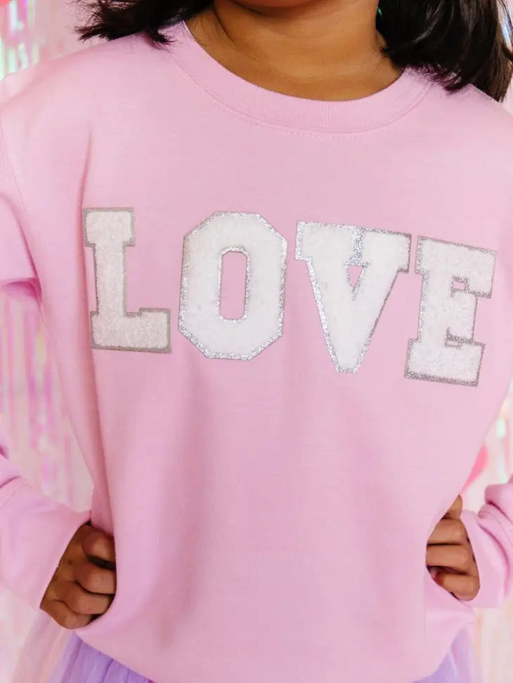 Logo HoodiesGirls Love Sweatshirt